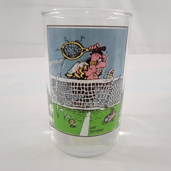 Vintage 1982 Arby’s Collectors Drinking Glasses – DEDICATION & LUCK OUT– Set of - Picture 7 of 14